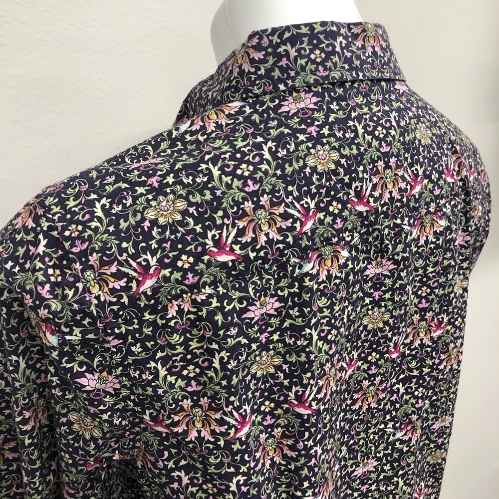 Talbots Floral Button Up - Picture 4 of 6